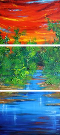 Port Douglas - triptych by Banx MC6045