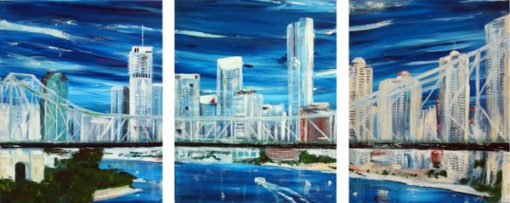 Skyline - triptych by Banx 3@600x750mm MC5622